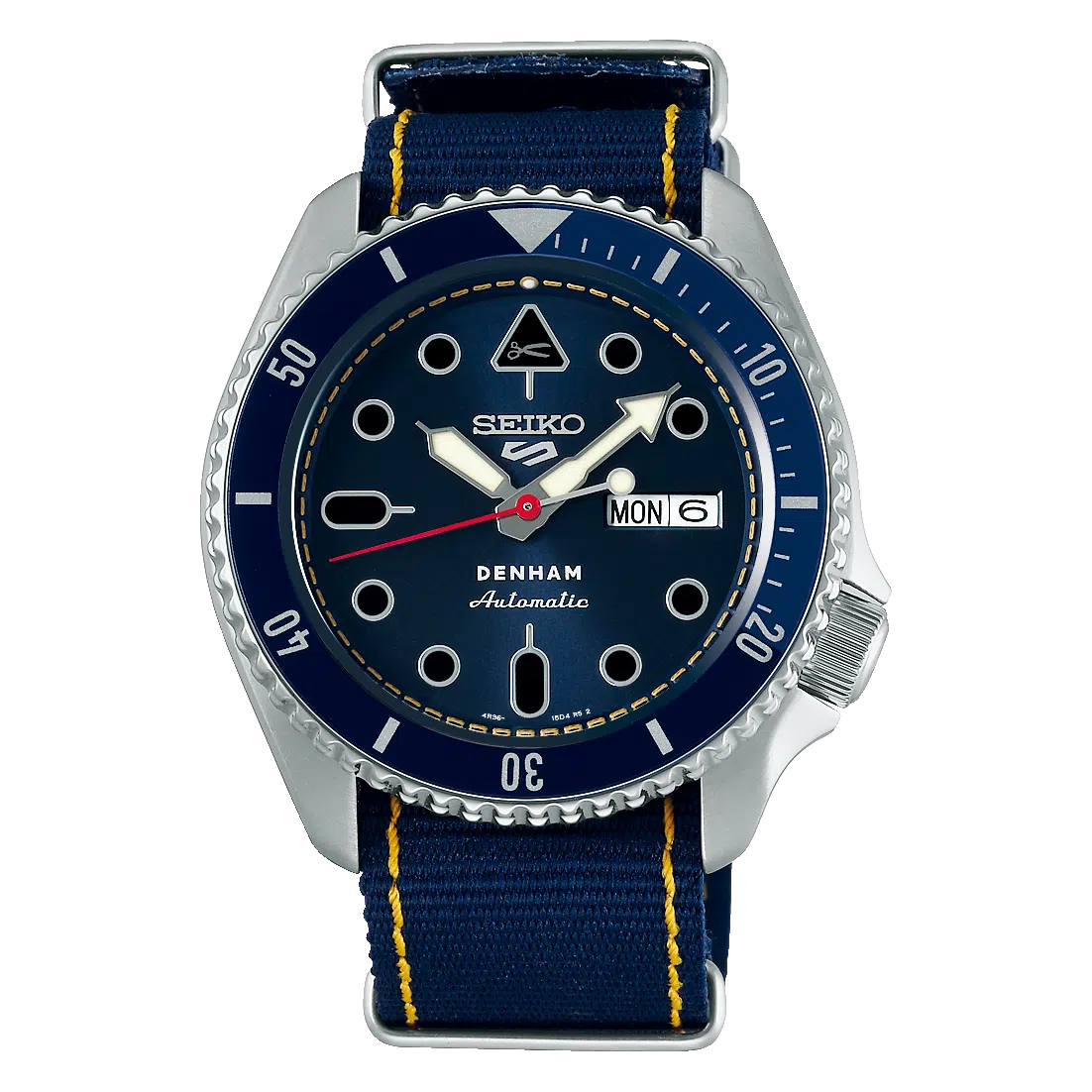 5 Sports SKX-Serie DENHAM Limited Edition, exklusives Modell der Seiko Boutique SRPL35 5 Sports SKX-Serie DENHAM Limited Edition, exklusives Modell der Seiko Boutique SRPL35